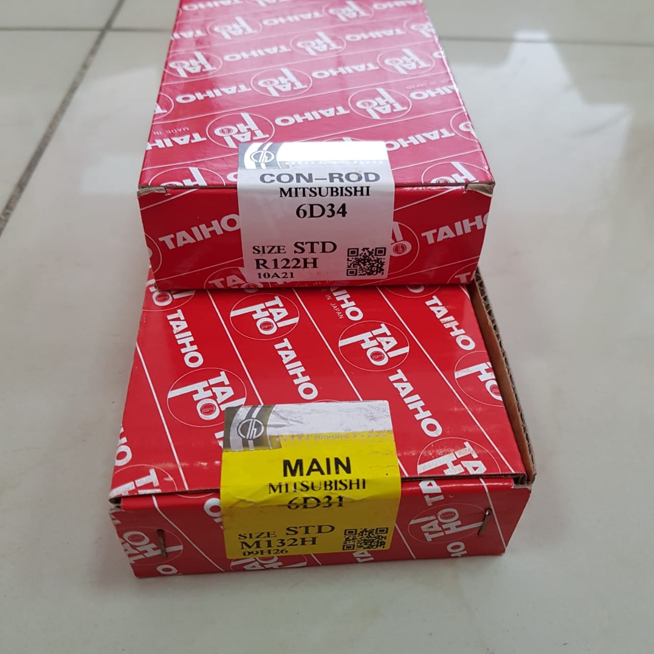 Kit Casquetes Biela+Bancada Motor Mitsubishi 6D34, foto 3