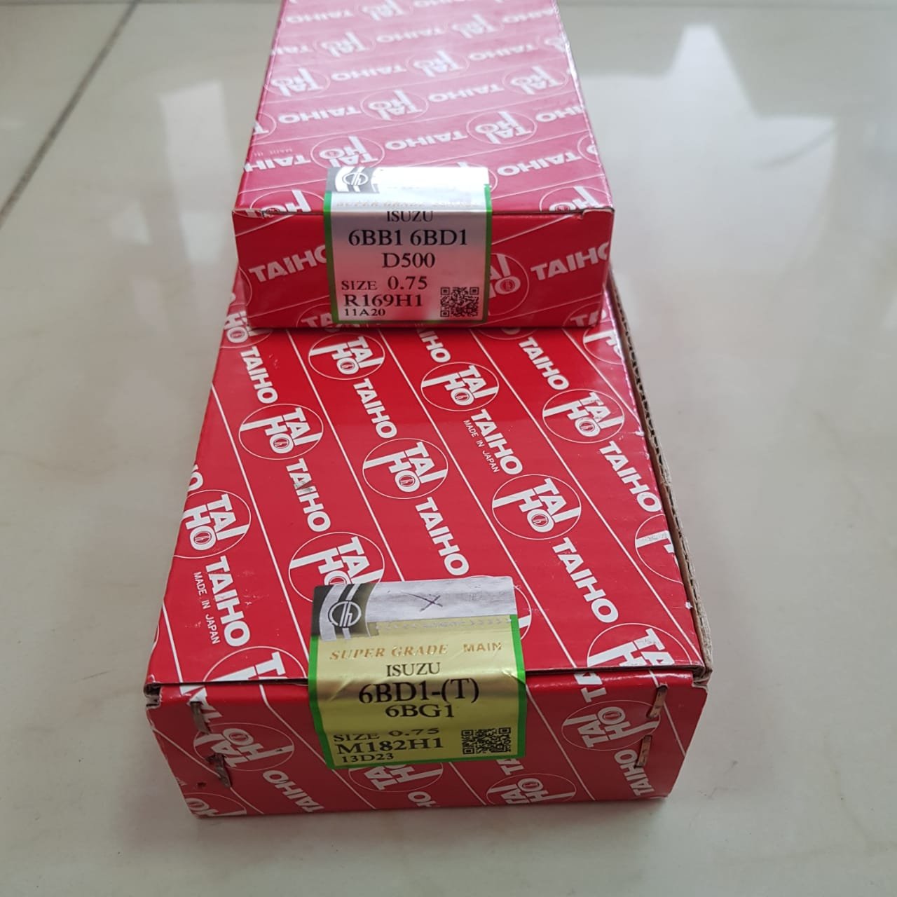 Kit Casquetes Biela+Bancada Motor Isuzu 6bg1 Medidas STD 0.25,0.50,0.75, foto 2