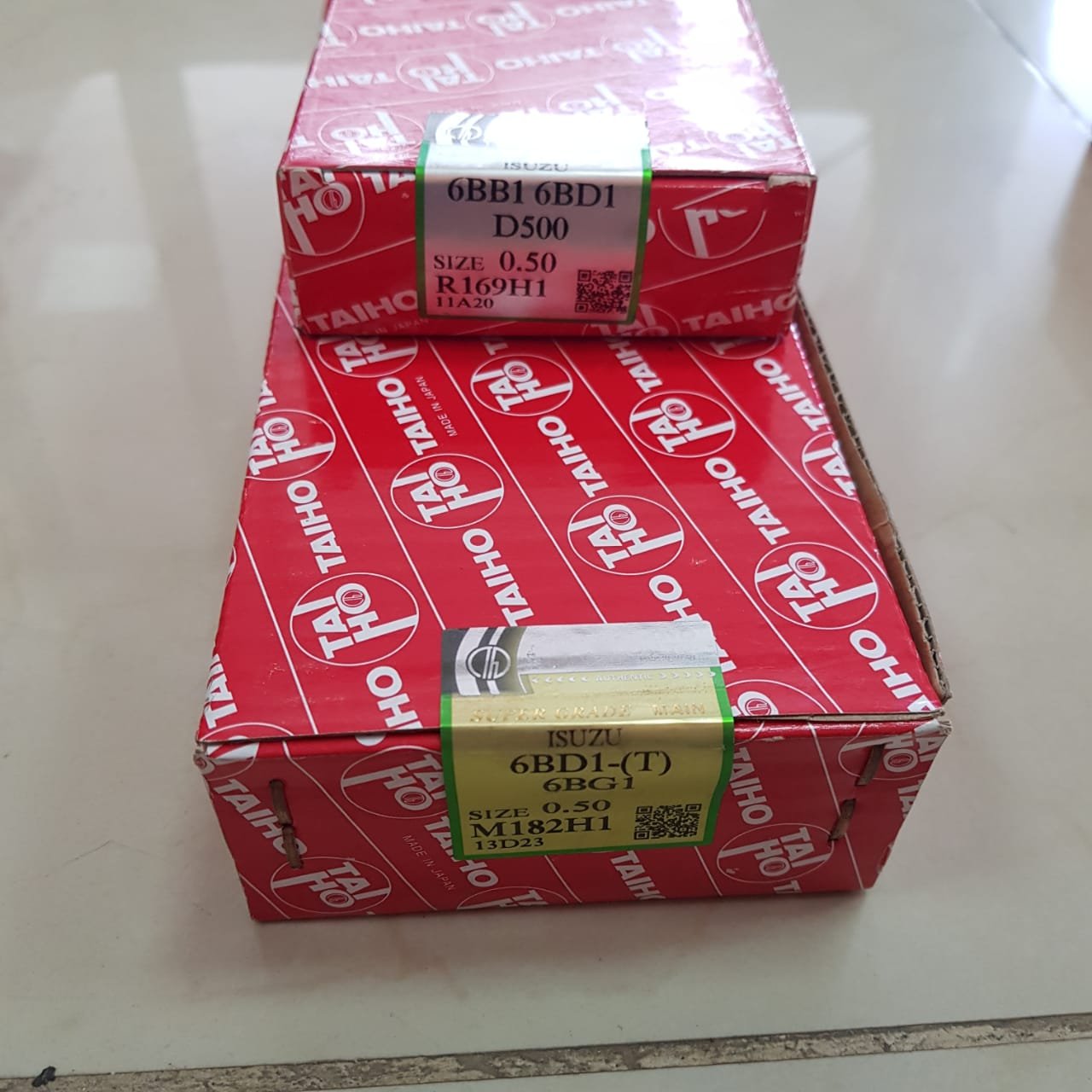Kit Casquetes Biela+Bancada Motor Isuzu 6bg1 Medidas STD 0.25,0.50,0.75