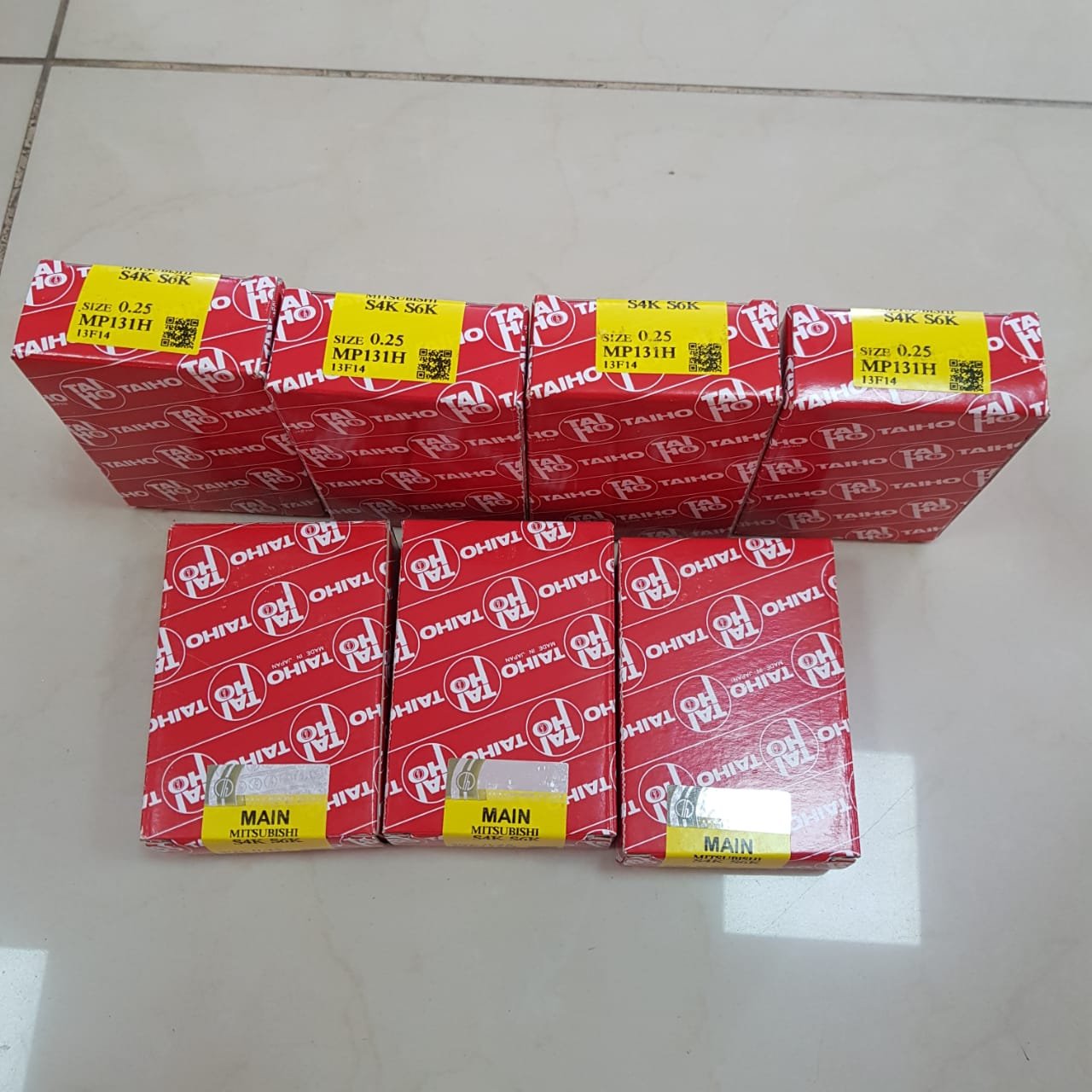 Kit Casquetes Biela+Bancada Motor Caterpillar 3066, Medidas STD 0.25,0.50,0.75, foto 8