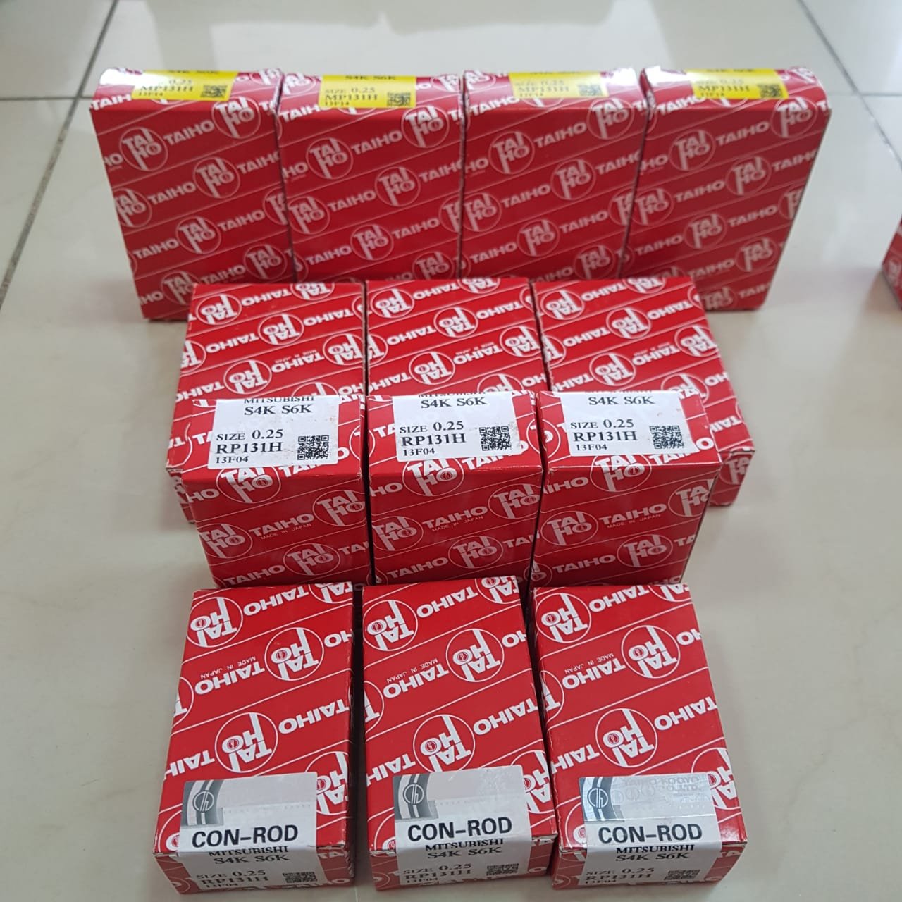 Kit Casquetes Biela+Bancada Motor Caterpillar 3066, Medidas STD 0.25,0.50,0.75, foto 4