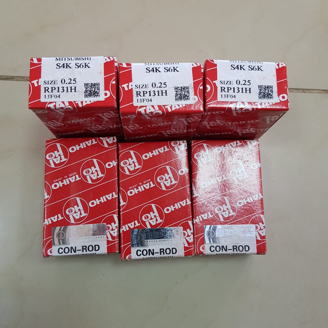 Kit Casquetes Biela+Bancada Motor Caterpillar 3066, Medidas STD 0.25,0.50,0.75, foto 5