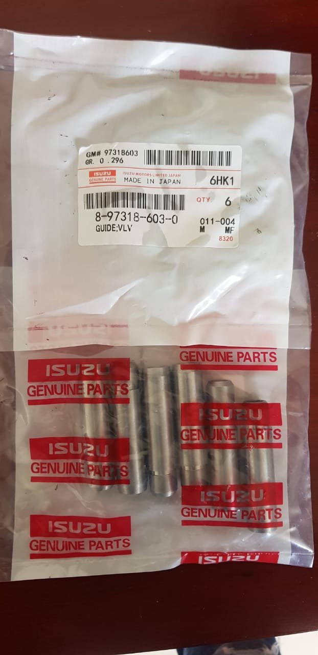 Guias culata (escape y admision) motor Isuzu 6HK1, foto 2