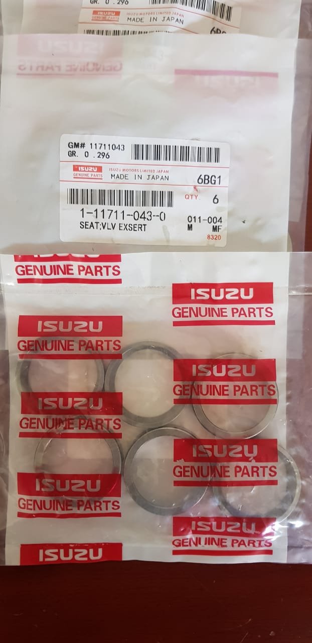 Asientos de culata (escape y admision) motor Isuzu 6BG1, foto 3