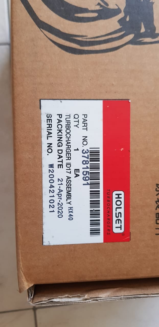 Turbo sin Valvula – Motor Cummins 6CT – HX40, foto 11