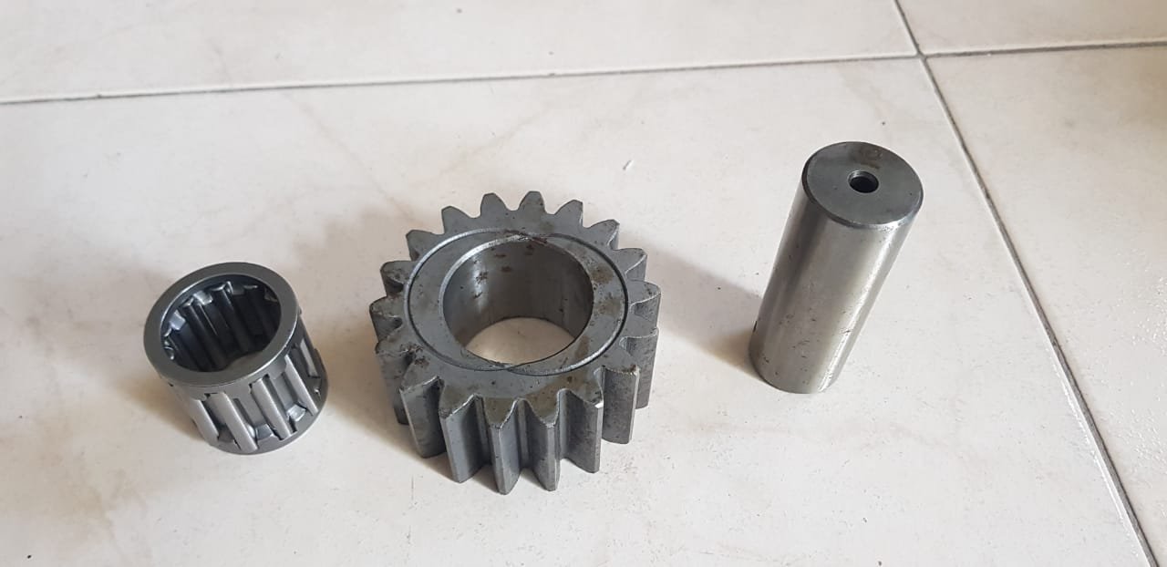 Kit piñon planetario carrier inferior – Reductor de giro – Excavadora kobelco SK200-3-4, foto 5