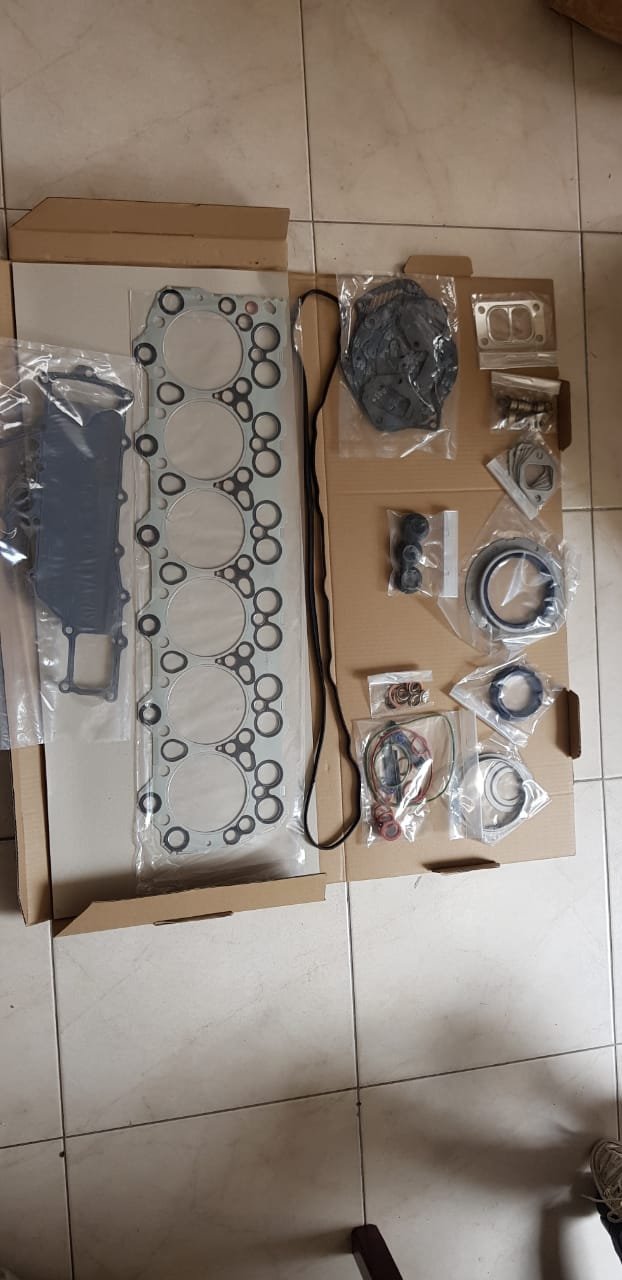 Empaquetadura de motor – Mitsubishi 6d34 – Excavadora kobelco sk210, Kato 820, Sany Y215