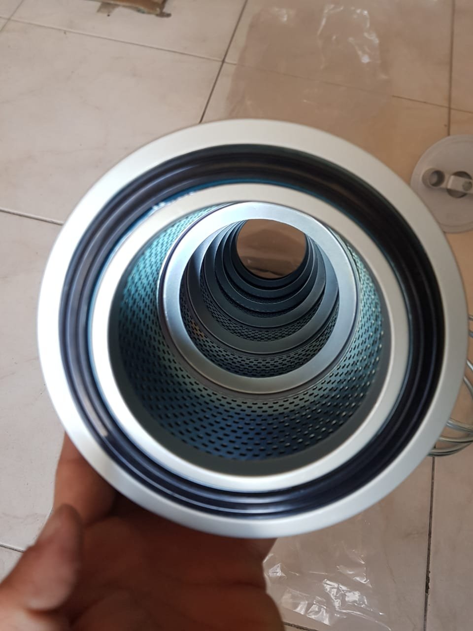 Filtro aceite hidráulico excavadora Sany Y215, foto 8