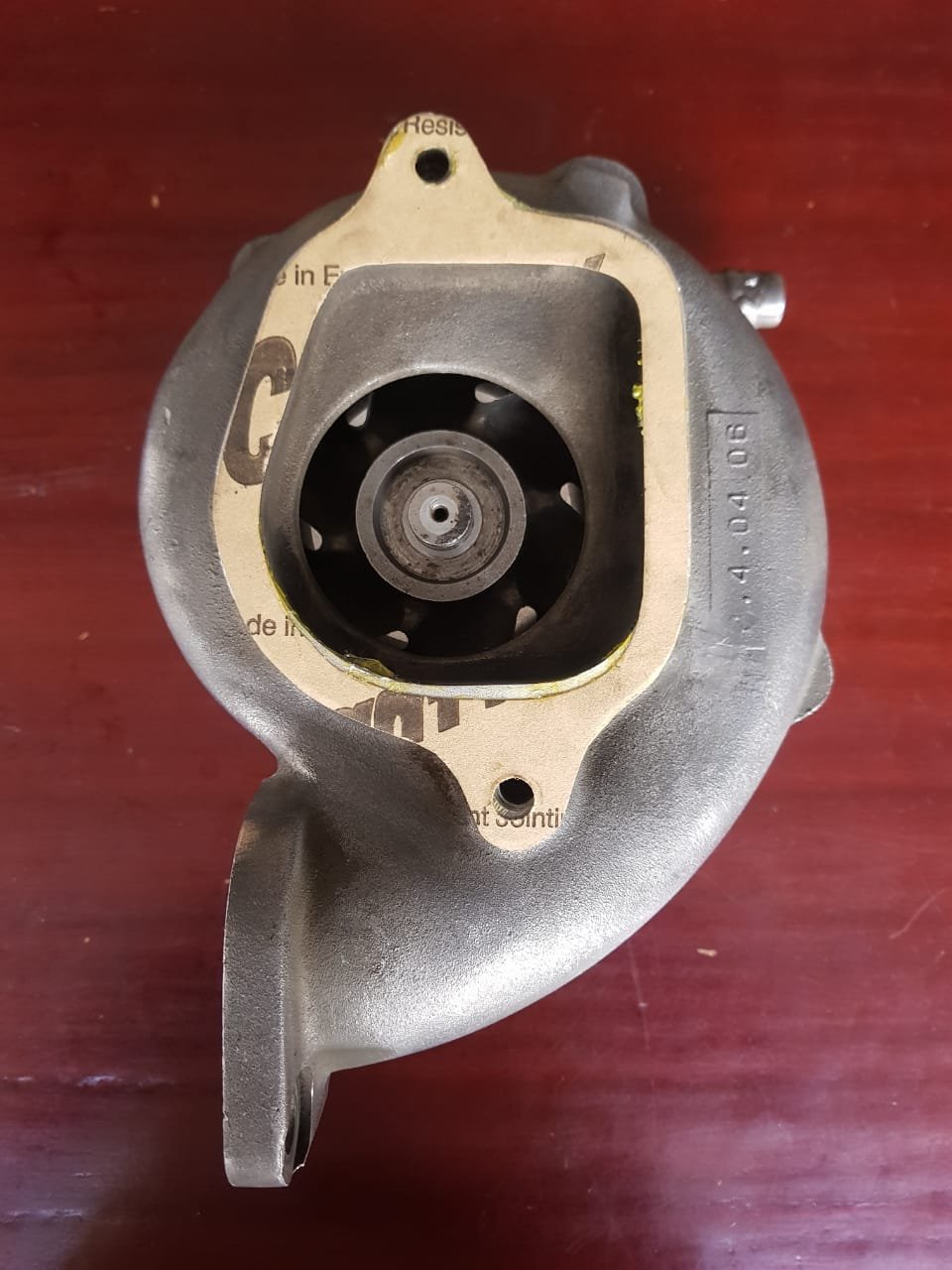 Bomba de agua, motor Isuzu 6WG1,  Hitachi Zaxis 450, foto 5