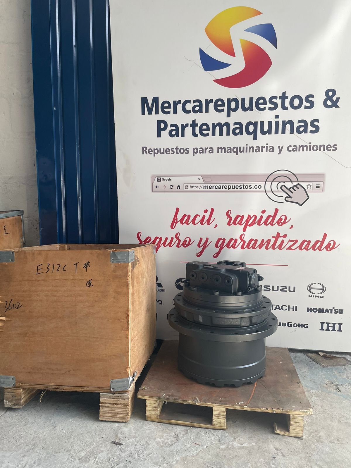 Motorreductor de Traslacion Caterpillar 312C